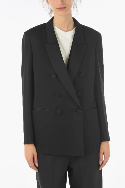 Neil Barrett Double-breasted DOUBLE TUXEDO JACKET Blazer with Vest Formal Women’s Blazers