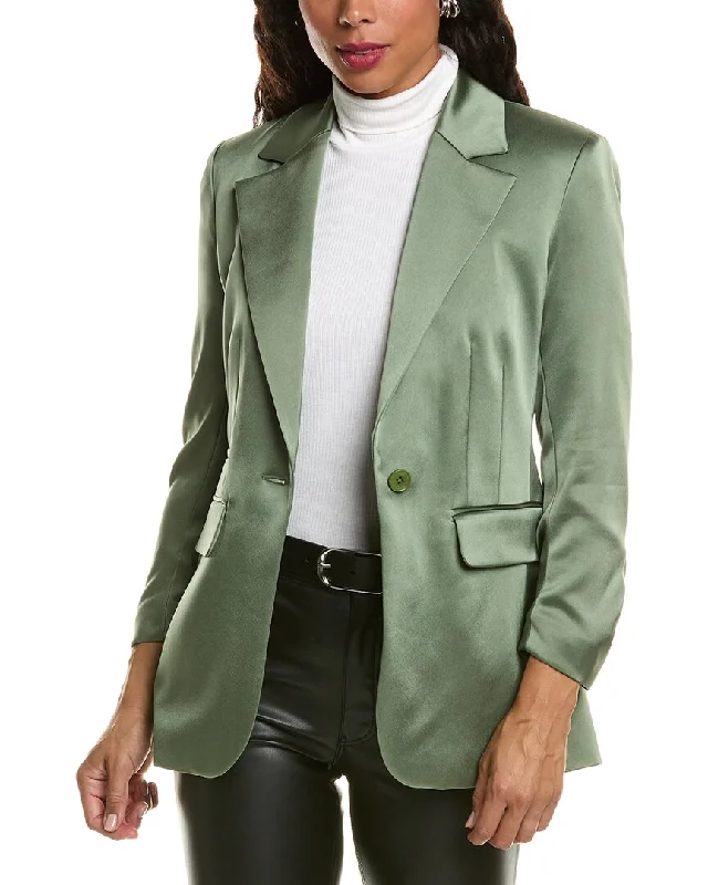 Elie Tahari Satin Blazer Classic Office Blazer