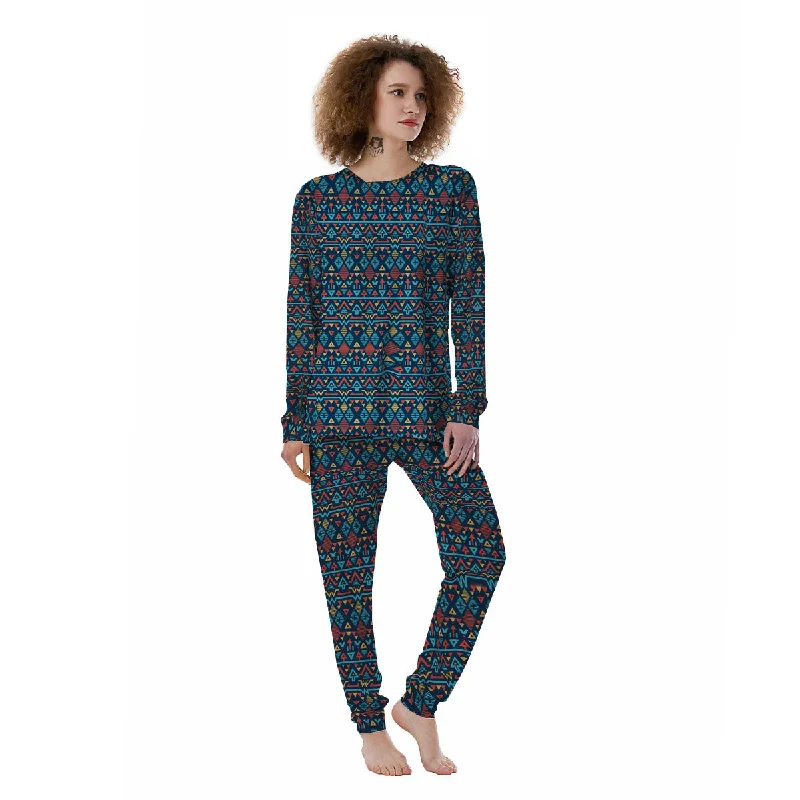 Inspired Ethnic African Print Pattern Women's Pajamas Cotton pajama sets