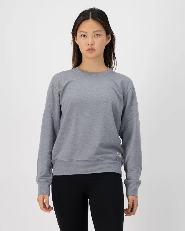 Covert Lite Merino Crew - Storm Grey Work sweaters