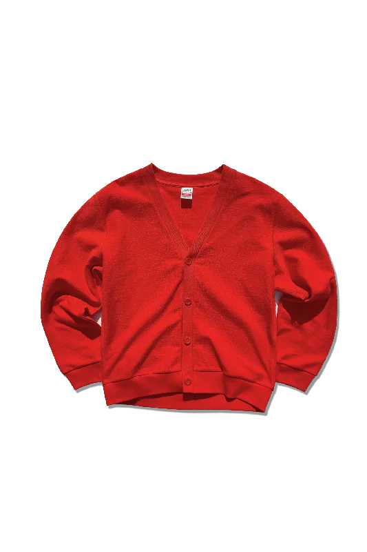 Exclusive Freshman Corduroy Cardigan - Blood Orange Best sweaters for winter