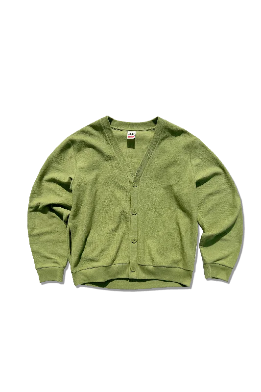 Exclusive Freshman Corduroy Cardigan - Matcha Comfortable sweaters for all seasons