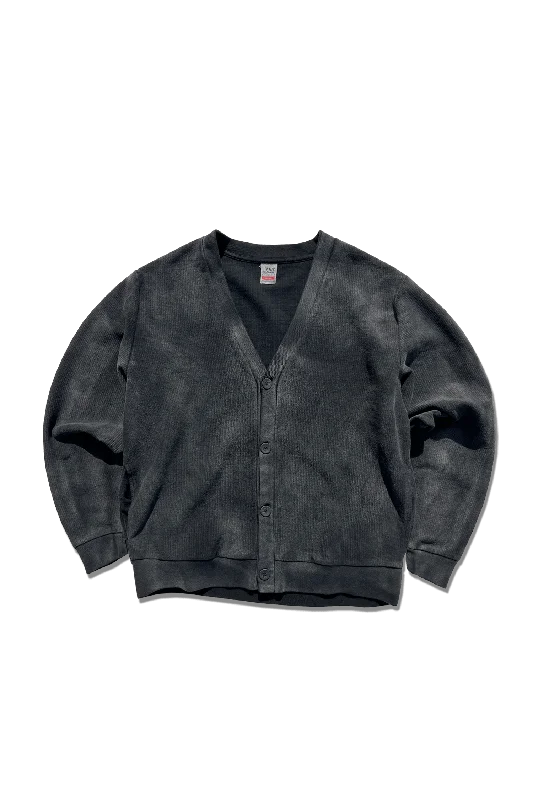 Exclusive Freshman Corduroy Cardigan - Smoked Anthracite Knitted sweaters