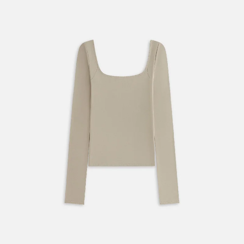 Kith Women Modal Ballet Long Sleeve - Wren Office sweaters