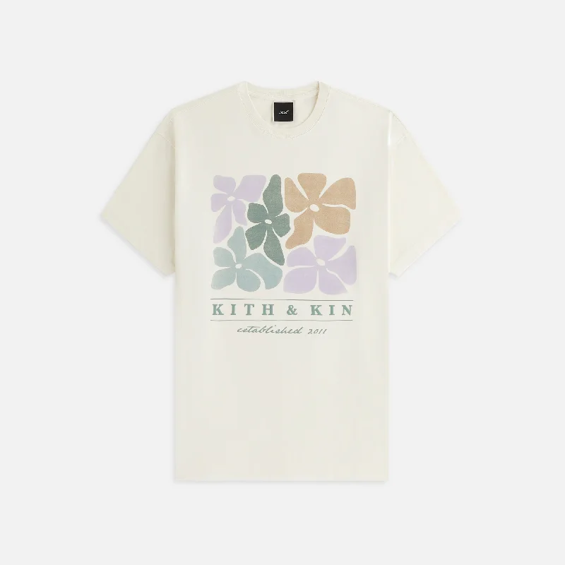 Kith Women Kith & Kin Floral Vintage Tee - Muslin Travel sweaters