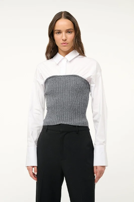 O'KEEFE TOP | CHARCOAL WHITE Holiday sweaters