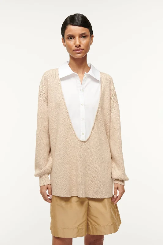 PIETRO SWEATER | CAMEL WHITE Best sweaters for hiking