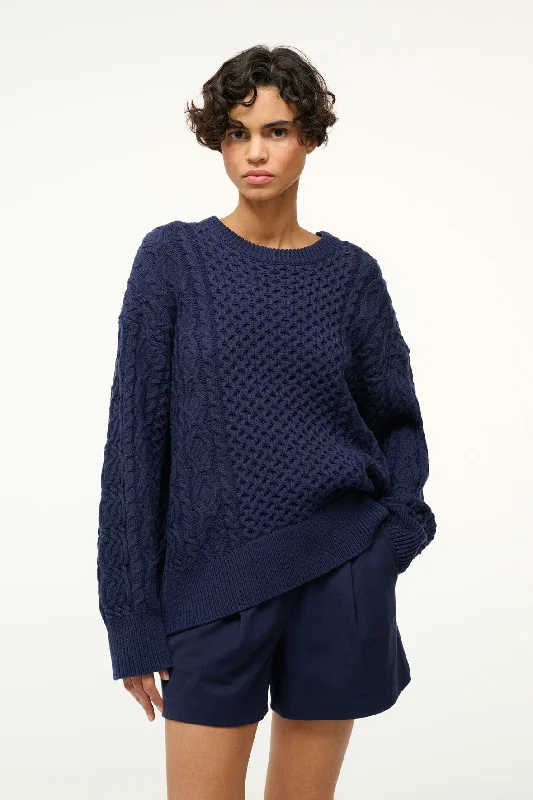 TRACY SWEATER | NAVY Chunky knit sweaters