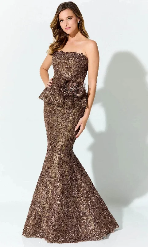 Ivonne D ID921 - Strapless Embroidered Evening Gown Elegant party dresses