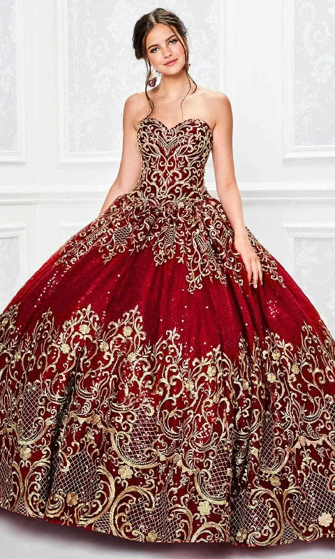 Princesa by Ariana Vara PR11945 - Embroidered Sweetheart Ball Gown Winter party dresses