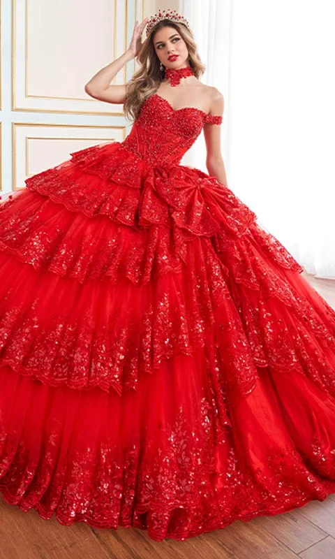 Princesa by Ariana Vara PR30181 - Capelet Quinceañera Ballgown Must-have party dresses for this season