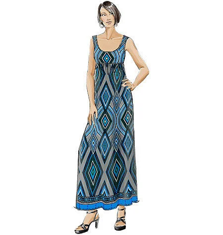 McCall's Pattern M5893 Misses'/Women's Dresses In 4 Lengths Discounted floral dresses