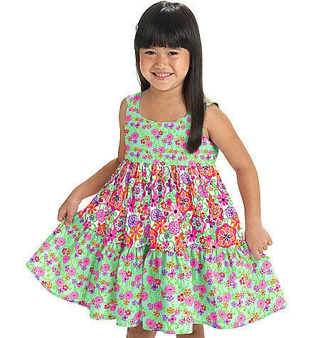 McCall's Pattern M6017 Toddlers'/Children's Tops, Dresses, Shorts & Pants Boohoo floral dresses