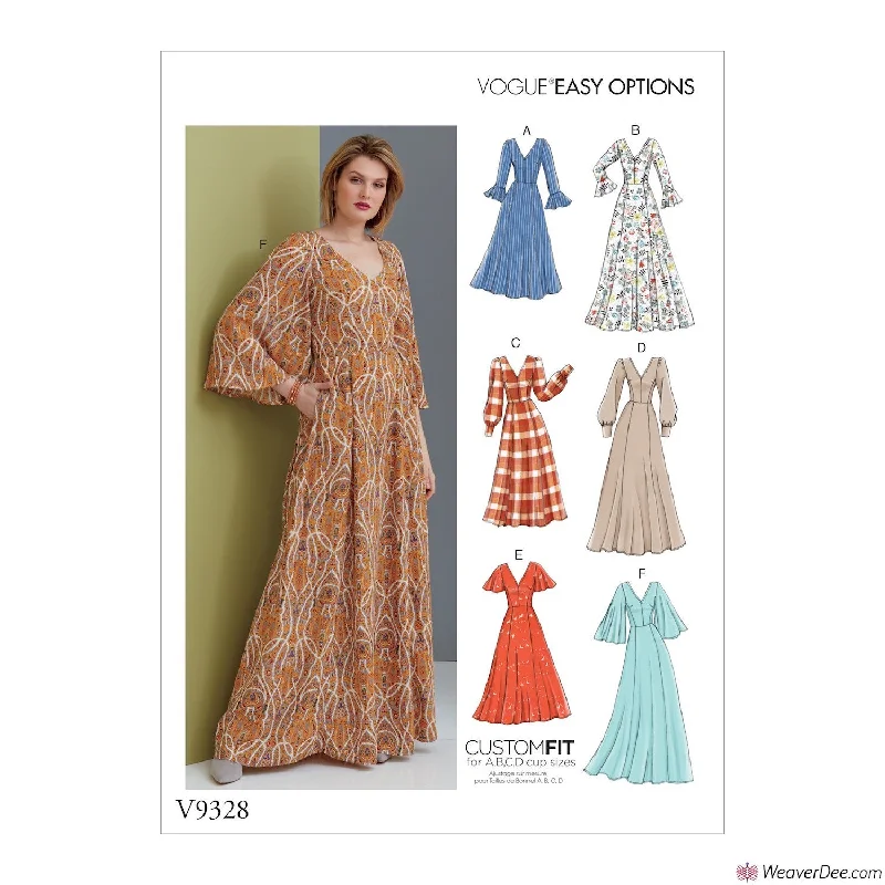 Vogue Pattern V9328 Misses' Dress ASOS floral dresses