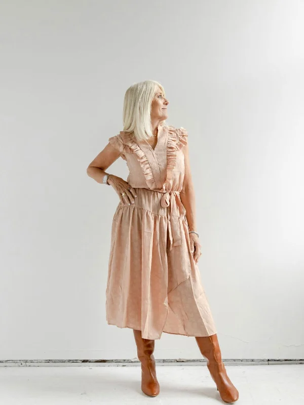 Apricot Daydream Dress Chiffon unclassified dresses