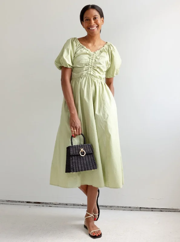 Claire Kiwi Dress Cotton unclassified dresses