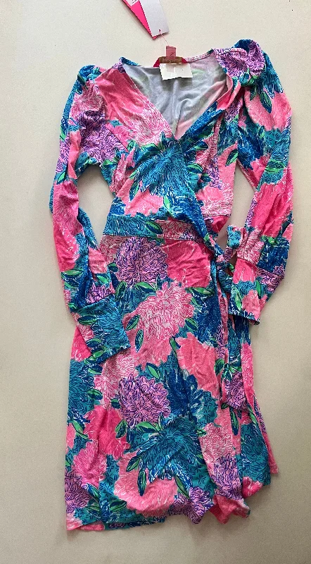 Dress Work By Lilly Pulitzer In Multi-colored, Size: Xs Open-back unclassified dresses