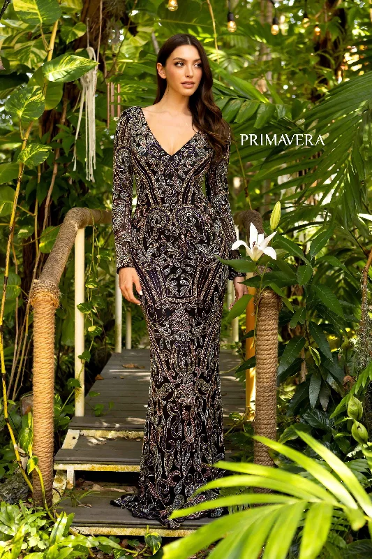 Embellished Figure-Forming Gown By Primavera Couture -12033 Party unclassified dresses