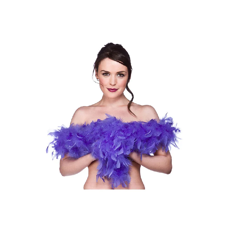 Feather Boa -Royal Blue Cotton unclassified dresses