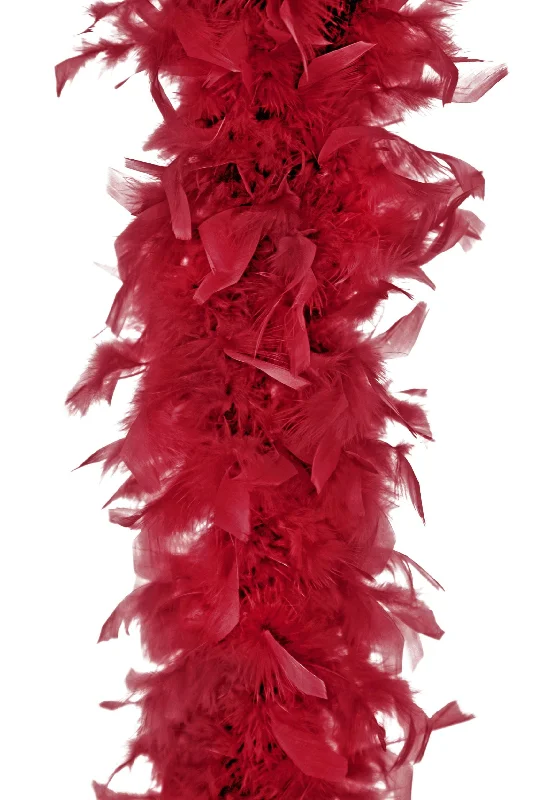 Feather Boa Red Wine 180cm Backless unclassified dresses