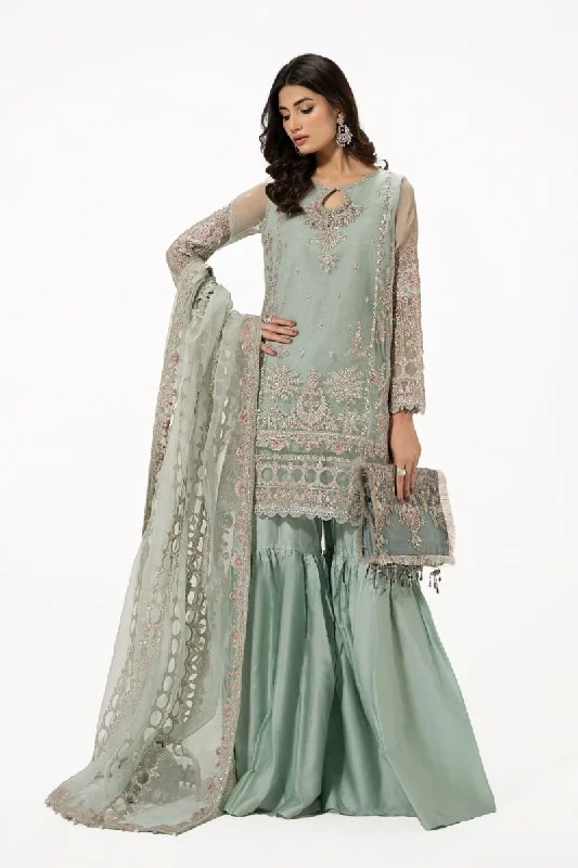 Luxury gharara mint green Plus size unclassified dresses