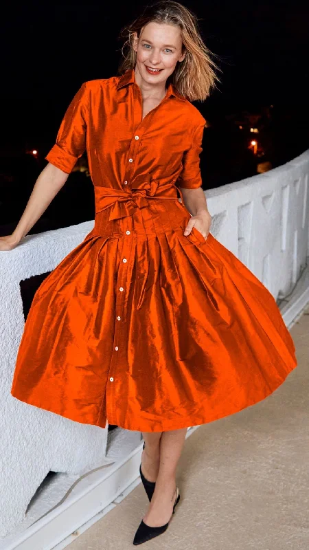 Mrs Maisel Orange Silk Silk unclassified dresses