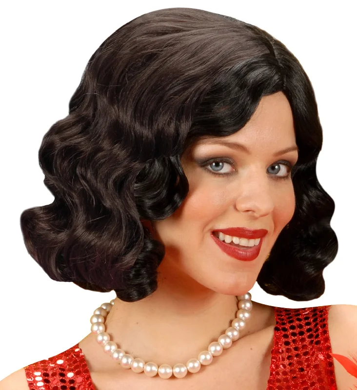 Roaring 20's Black Wig Comfortable unclassified dresses