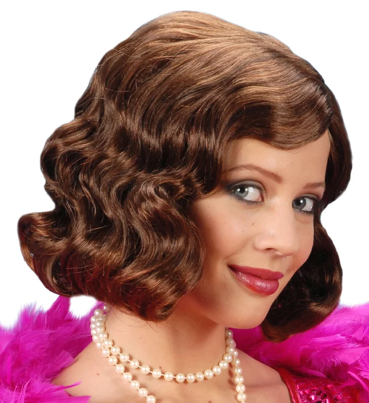 Roaring 20's Brown Wig Trendy new unclassified dresses