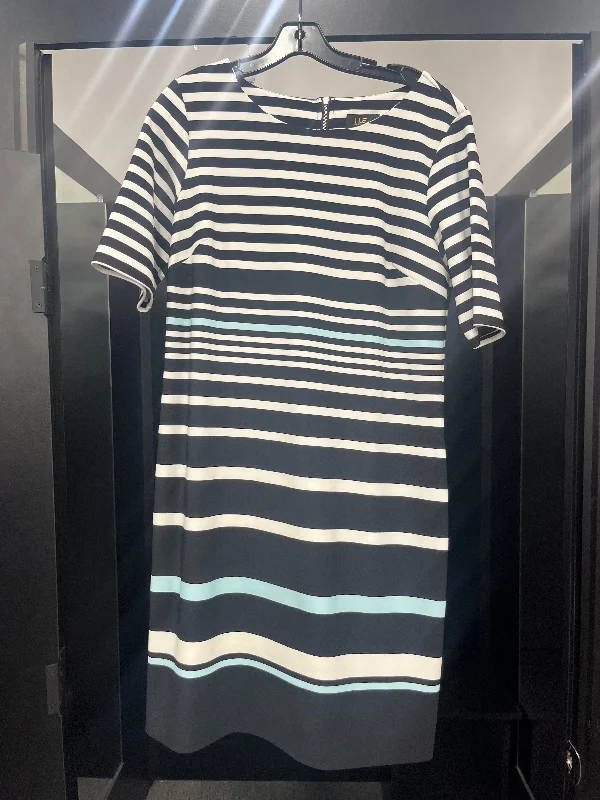 Striped Dress Work ILE New York, Size L Designer unclassified dresses