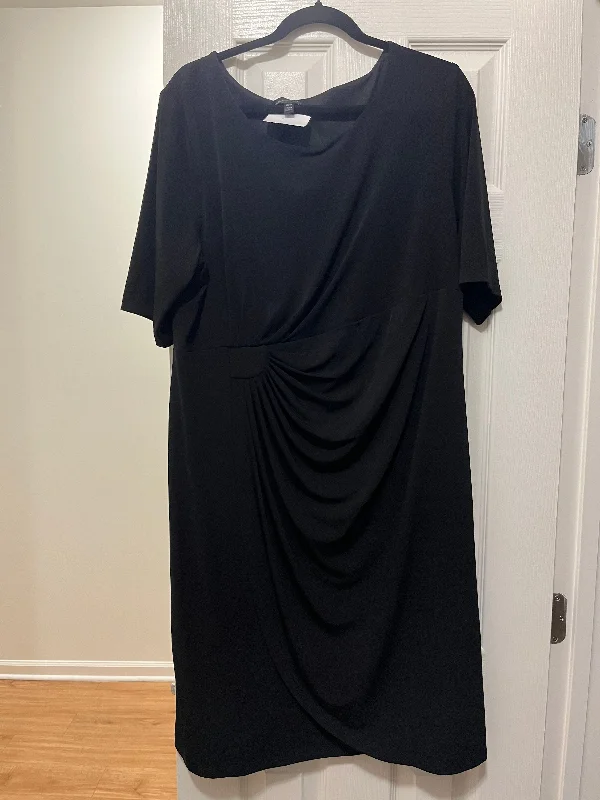 Black Dress Work Connected Apparel, Size 20 Monochrome unclassified dresses